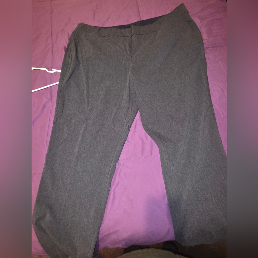 Lane Bryant Charcoal Dress Pants for Women